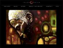 Tablet Screenshot of jasonobriengallery.com